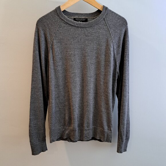 Banana Republic Other - Banana Republic Men's Medium Merino Wool Crewneck Long Sleeve Sweater